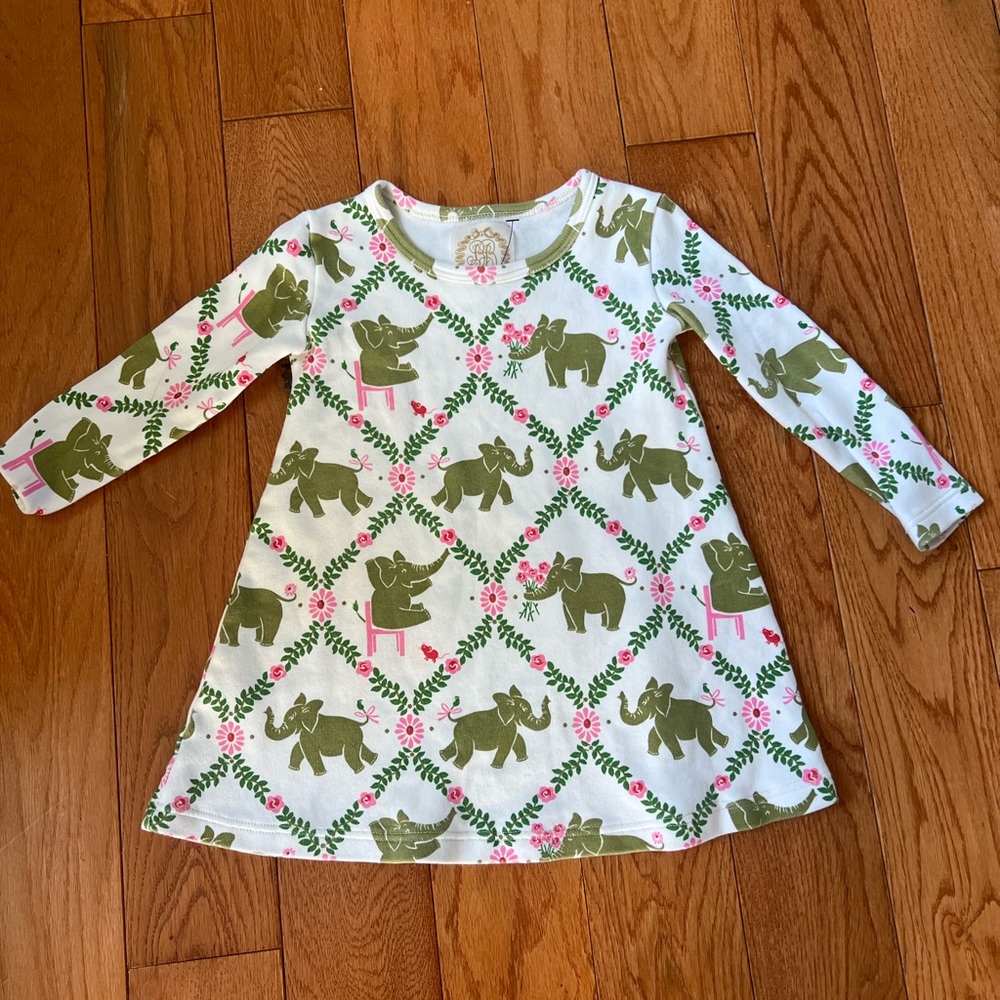 The Beaufort Bonnet Elephant Print Dress